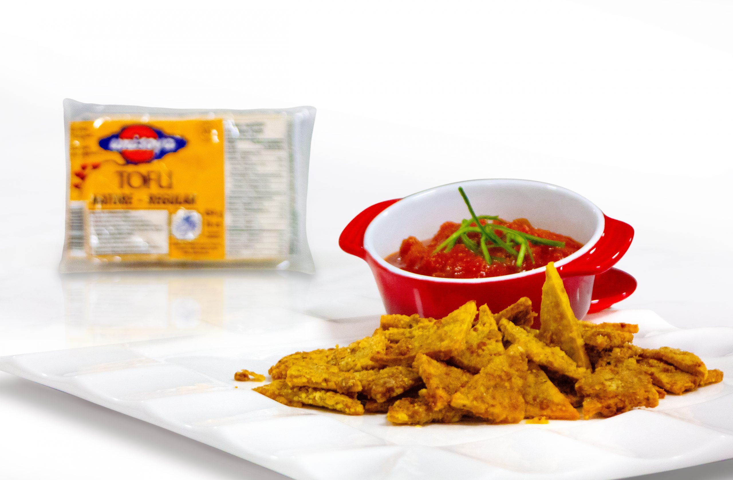 Garlic Tofu Crisps | Unisoya