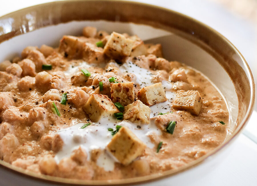 Channa masala au tofu