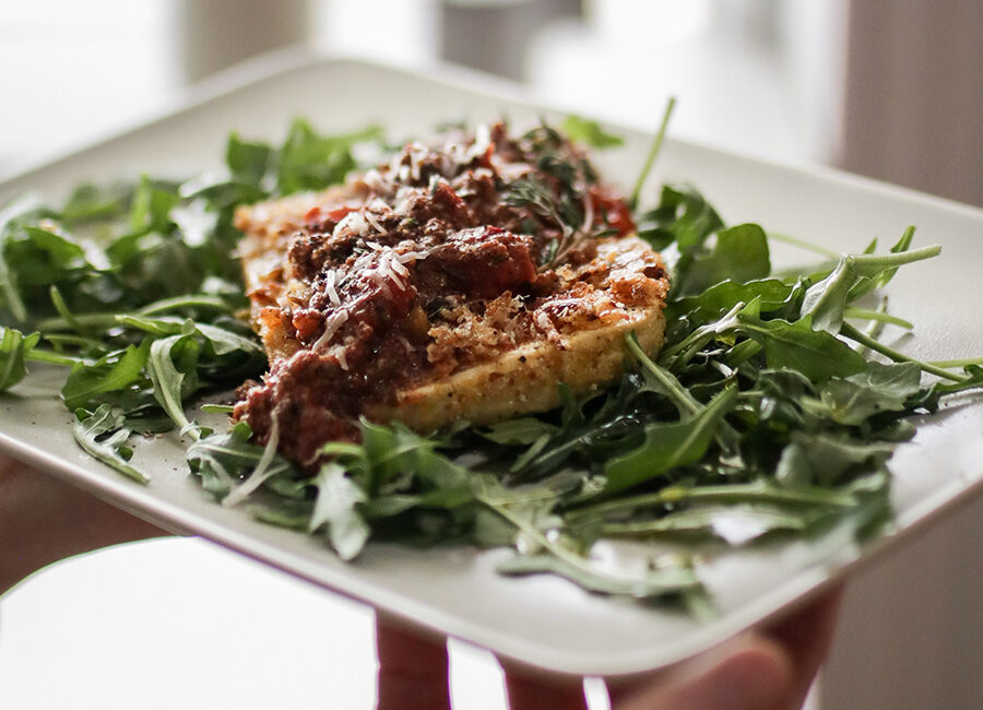 Tofu parmigiana