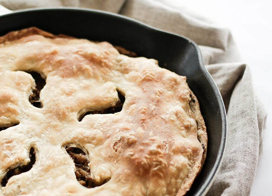 Tourtière de tofu