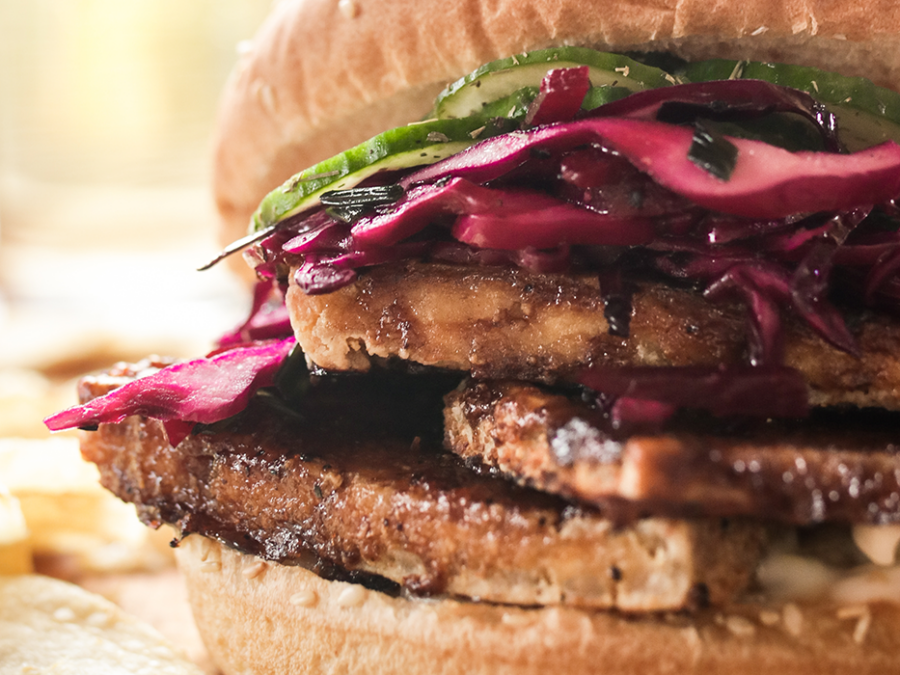 Burger au tofu grillé au chipotle