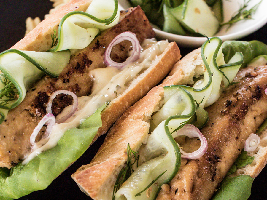 Hot-dog au tofu