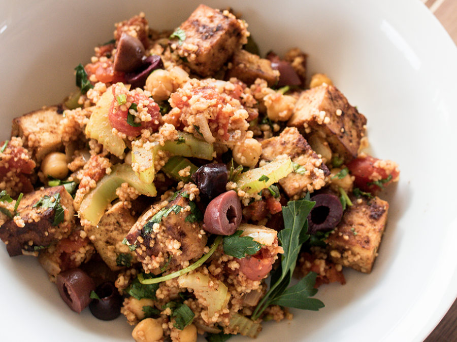 One pot couscous marocain au tofu