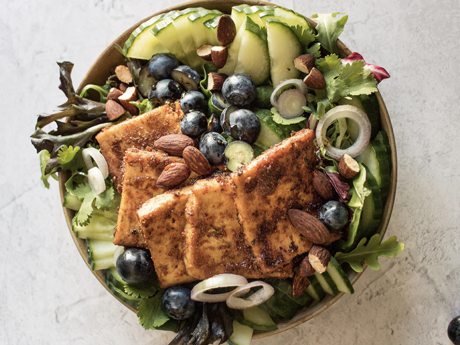 Salade de tofu buffalo