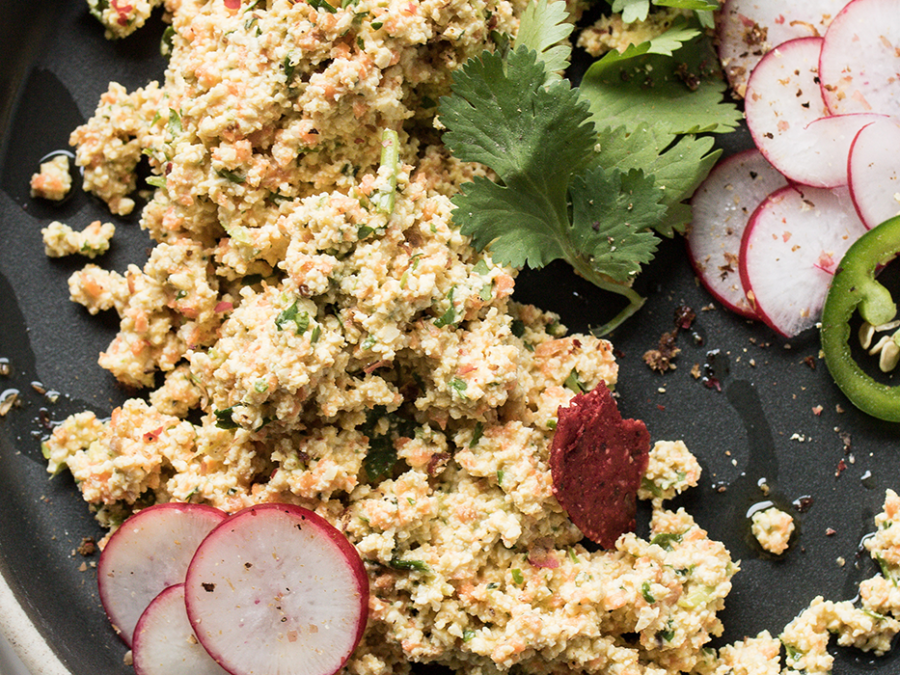 Tartinade de tofu estivale