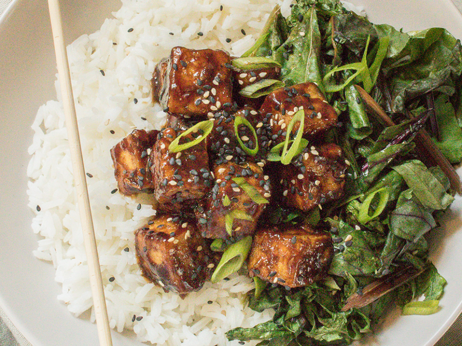Général Tao avec tofu frit