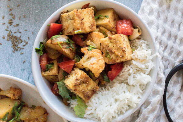 Aloo Gobi de chou-fleur & tofu