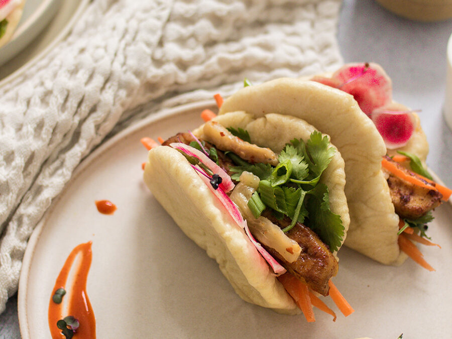 Bao buns au tofu