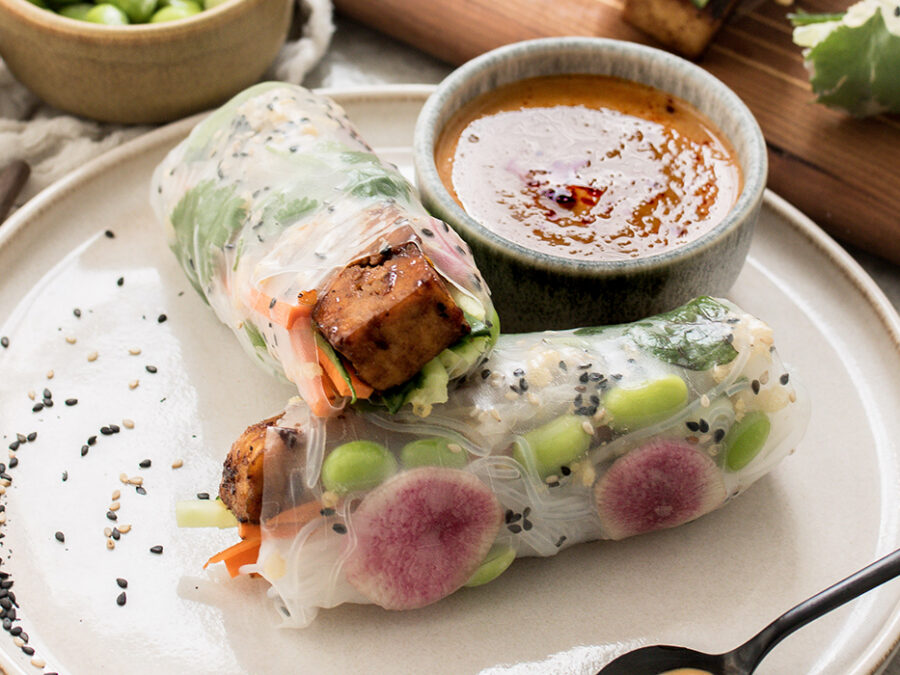 Rouleaux de printemps au tofu
