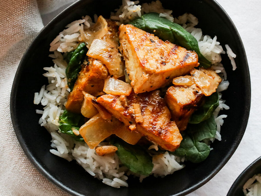 Orange, Ginger & Tamari Marinated Tofu